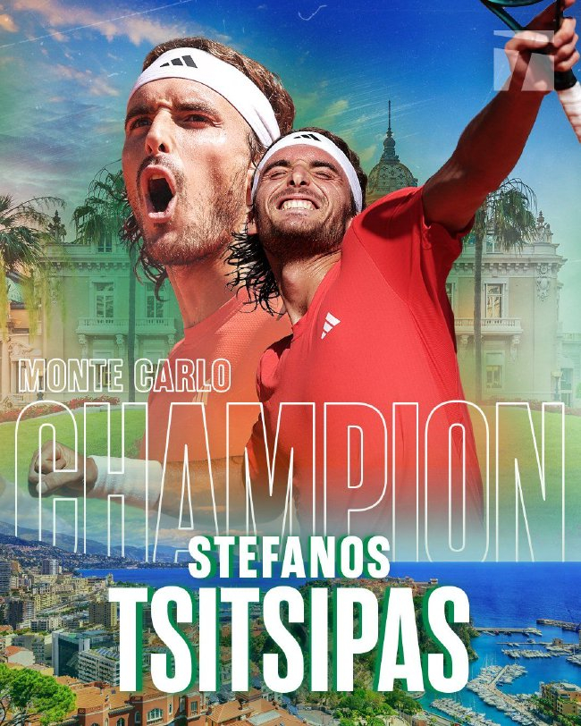 ATP总决赛完胜蒙特卡洛大师赛,西西帕斯刷新纪录 ATP总决赛完胜蒙特卡洛大师赛,西西帕斯刷新纪录